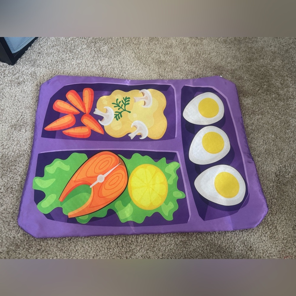 Purple and Orange Cat Bowls & Feeders